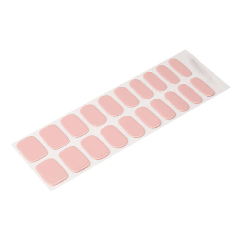 Light Pink Gel Polish Sticker Sheet