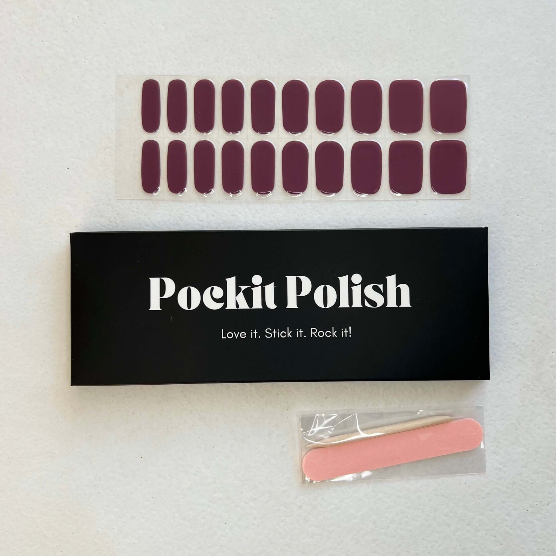 Pure Purple Gel Polish Sheet